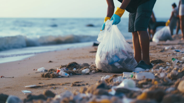 Beach Blitz: Volunteers Remove 500 Pounds of Trash