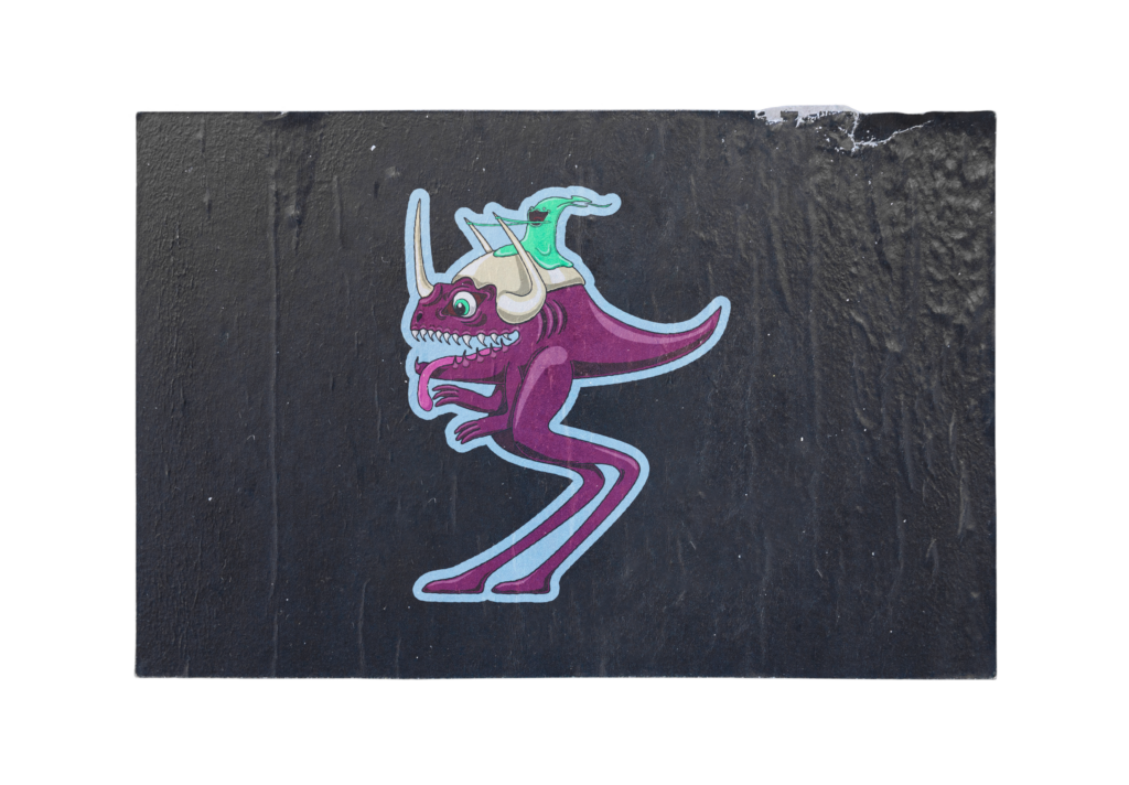 Blob-creature-riding-monster-mock-up