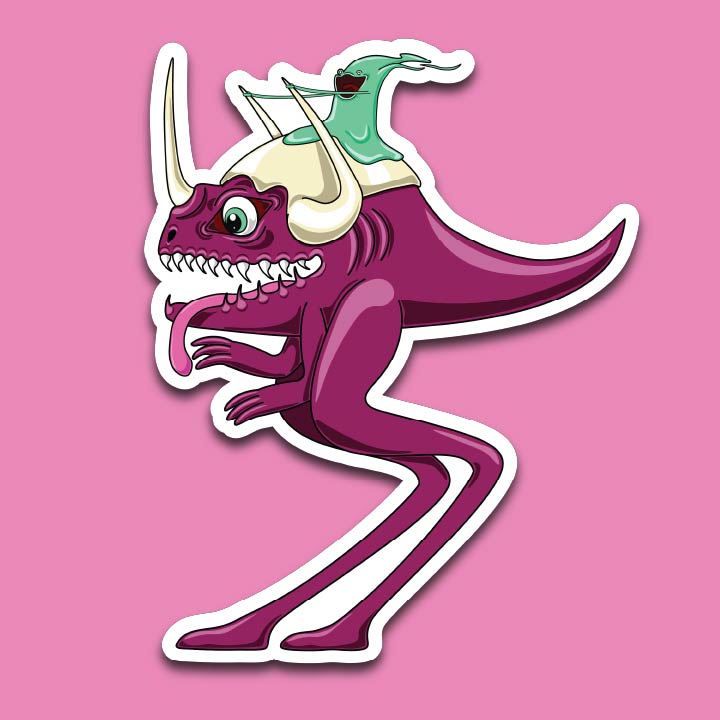 Blob-creature-riding-monster